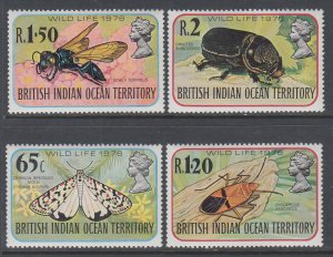 British Indian Ocean Territory 86-89 MNH VF