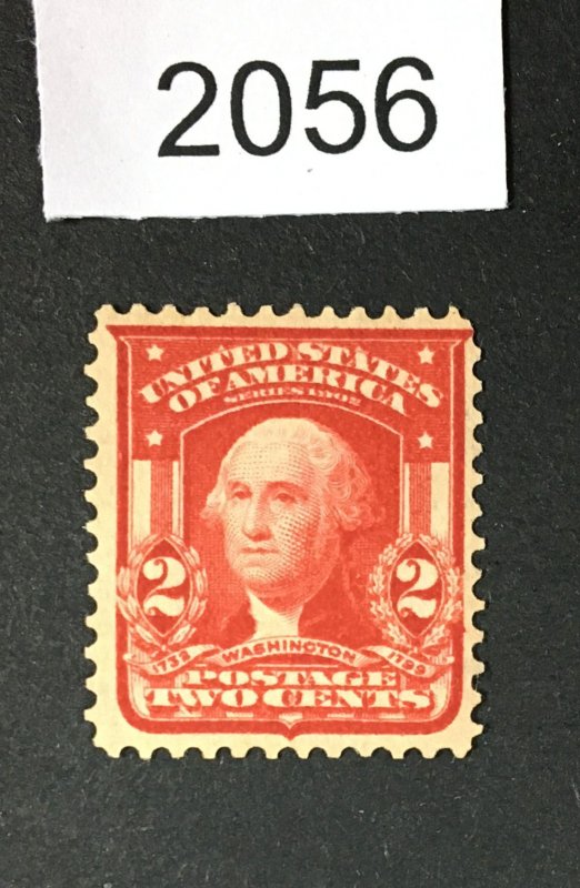 MOMEN: US STAMPS # 319 MINT OG H LOT #F 2056