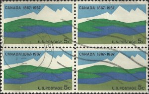 # 1324 USED BLOCK CANADA CENTENARY