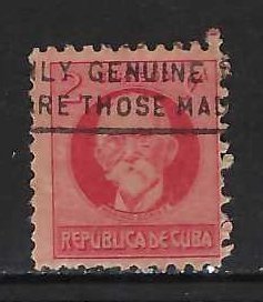 CUBA 266 VFU GOMEZ Z1877-10