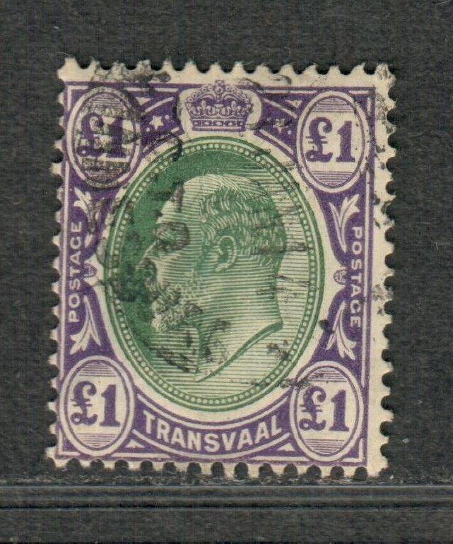 Transvaal Sc#280 Used/F-VF, Wmk 3, Cv. $40