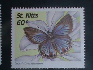 ST.KITTS-1997 SC# 439//50 -COLORFUL BEAUTIFUL LOVELY BUTTERFLY MINT SET VF