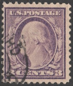 SC#502 3¢ Washington Single (1917) Used