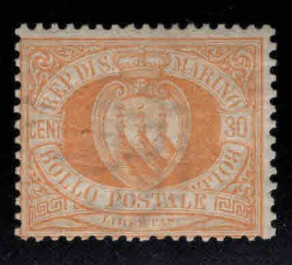 San Marino Scott 16 MH* 1892 stamp