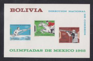 Bolivia Scott# 520a S/Sheet MNH