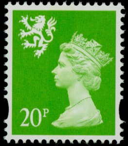 Great Britain - Scotland SMH75 MNH Queen Elizabeth Machin Head