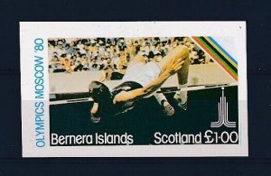 D160308 Olympics Moscow 1980 S/S MNH Proof Bernera Islands