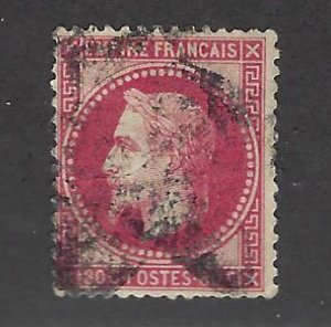 France SC#28 Used Fine SCV$37.50...Worth a Close Look!