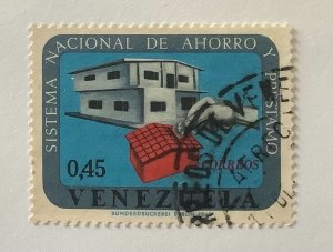 Venezuela 1968 Scott 923 used - 45c,  National Savings System