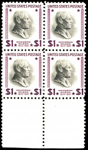 U.S. #832 MINT BLOCK OF 4 OG LH