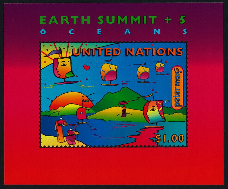 United Nations - New York 708 MNH Earth Summit, Sailboats