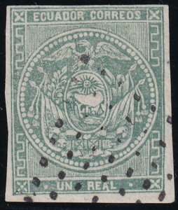 Ecuador 1865-1872 SC 5 Used 