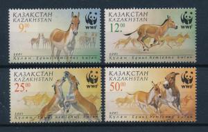 [53972] Kazakhstan 2001 Wild animals Mammals WWF Wild horse Kulan MNH