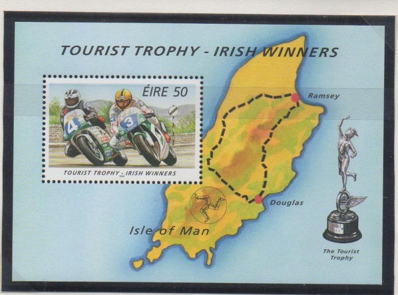 Ireland Sc 1014 1996 Tourist Trophy Motorcycle Races stamp sheet mint NH