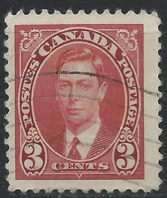 Canada 1937 - 3c George VI - SG359 used