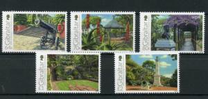 Gibraltar 2016 MNH Alameda Gardens 200th Anniv 5v Set Flowers Trees Stamps