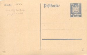 E0025 German Empire 20pf Stylized Eagle Postal Card unused