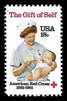 PCBstamps   US #1910 18c American Red Cross, MNH, (15)