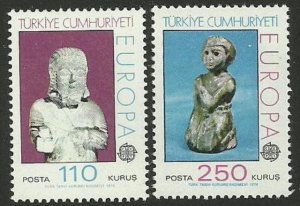 TURKEY SG2482/3 1974 EUROPA MNH