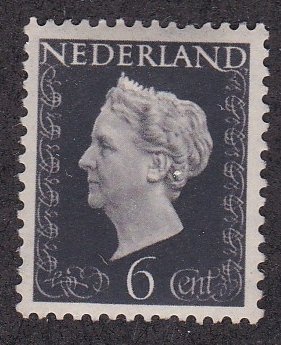 Netherlands # 287, Queen Wilhelmina, Hinged, 1/3 Cat.