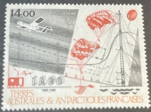 FRENCH SOUTHERN & ANTARCTIC TER.# C92-MINT NEVER/HINGED-SINGLE-AIR-MAIL-1986
