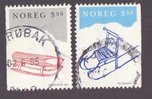 Norway 1995 used Christmas complete