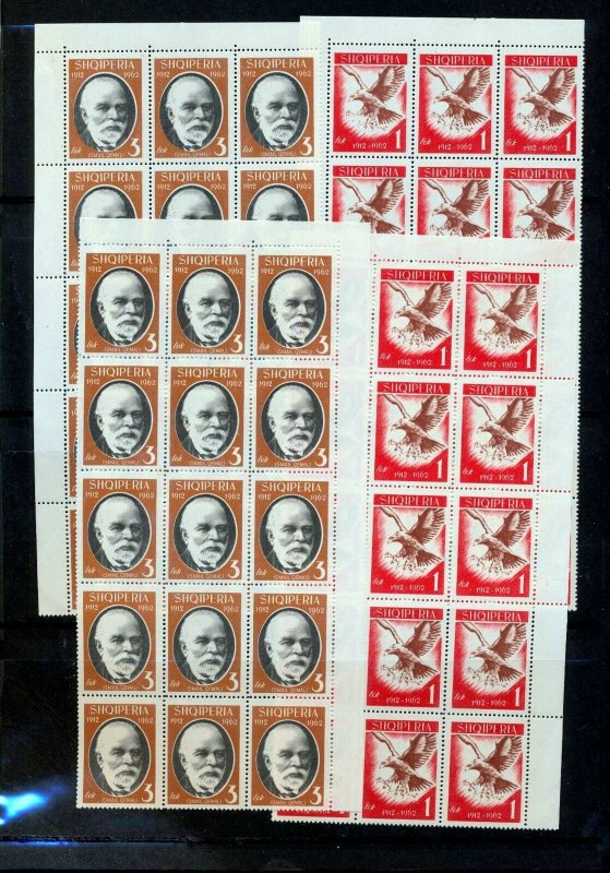 ALBANIA 1960s Blocks MNH (Apx 130 Items )(Top 502)