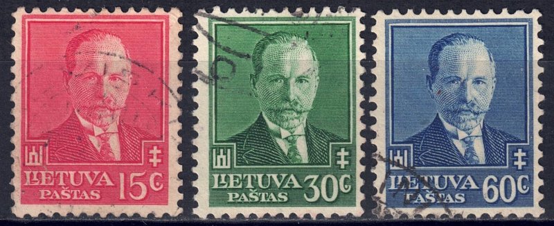 Lithuania #283-5  CV $5.00