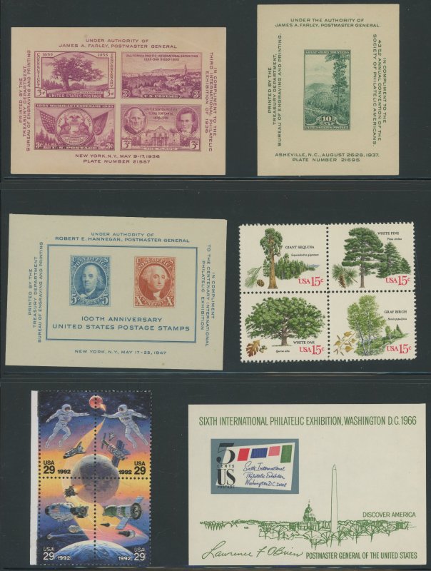 USA - 37 Different Mint Blocks - Cat $?? - Face = $28.05