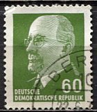 Germany DDR; 1964: Sc. # 589A:  Used CTO Single Stamp