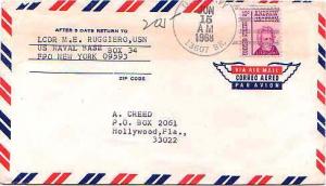 United States Fleet Post Office 10c Jackson Prominent Americans 1968 U.S. Nav...