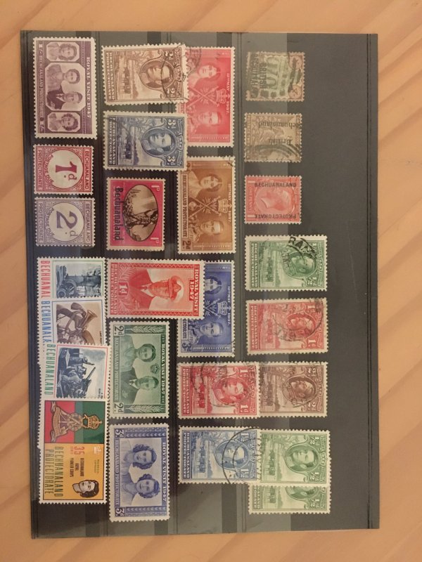 Small Collection of Bechuanaland / Bechuanaland Protectorate stamps