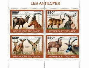 Togo 2010 MNH - Antelopes. YT 2104-2107, Mi 3449-3452