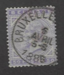 Belgium SC#48 Used F-VF SCV$35.00...Great Spot(s)!