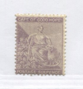 Cape of Good Hope 1877 6d mint o.g. hinged