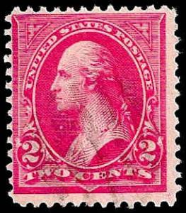 # 279Bg USED BRIGHT PINK GEORGE WASHINGTON