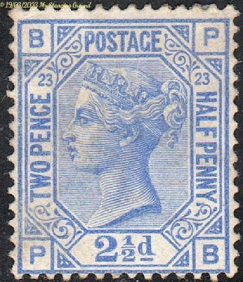 SG: 157,Plate 23 MNG 1881