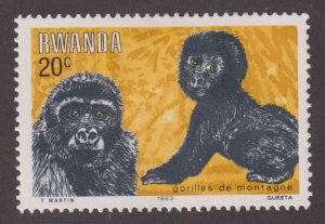 Rwanda 1158 Gorillas 1983