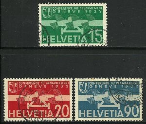 Switzerland # C16-18, Used. Used.