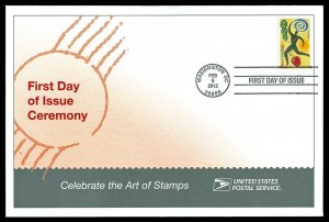 Scott 4625 Forever Heart Health First Day Cover with Ceremony Program Insert