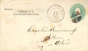 United States U.S. R.P.O.'s N. Y. & Chicago Mid. Div. c1880 115-N-2 segmented...