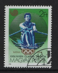 Hungary  #3123  cancelled 1988 Olympics Seoul  2fo rowing