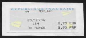 France #Mi ATM3311 5.90fr Paper Airplanes