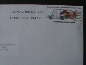 ​UNITED STATES- COMMERCIAL COVER-LOVELY-FOREVER GARDEN FLOWERS -VF-LAST ONE