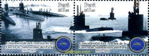 266952 MNH PERU 2011 CENTENARIO DE LAS FUERZAS SUBMARINAS PERUANAS