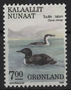 Greenland Grönland Scott #186 Birds MNH