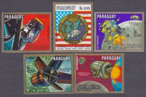 1970 Paraguay 2058-2062 Apollo program