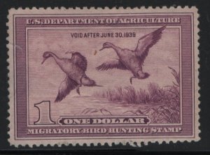 UNITED STATES   RW5  MINT HINGED LOTS OF PROBLEMS SPACE CAT VALUE $100.00 FILLER