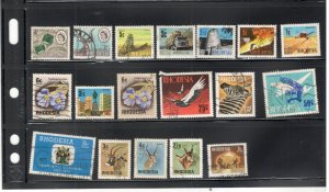 RHODESIA COLLECTION ON STOCK SHEET MINT/USED