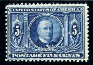 USAstamps Unused FVF US 1904 Louisiana Purchase Scott 326 OG MNH SCV $180